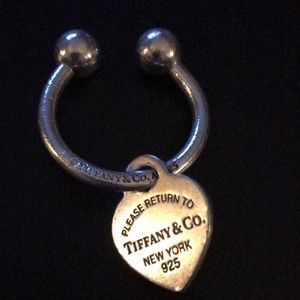 Tiffany & Co. Please Return To Tiffany Heart Key Ring